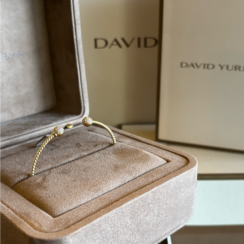 Solari Cablespira Bracelet
18K Yellow Gold with Diamonds